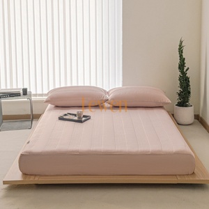 Housse de <span class=keywords><strong>matelas</strong></span> matelassée de luxe unie, respirante et lavable toutes saisons - Product Image 5