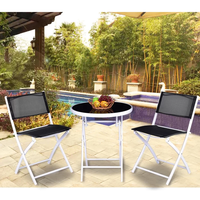 Ensemble de bistrot pliable, chaise et Table, 10 pièces, mobilier d'extérieur, Art de jardin