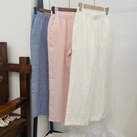 Ensemble en lin de haute qualité LP – Style décontracté minimaliste, esprit Old Money, coupe ample et polyvalente, idéal pour l'été, longueur au-dessus du genou, manches longues unies avec empiècements
