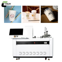 Single Pass Digital Inkjet Printer for Paper Cup Side Wall Printing CMYK 4-Color Dye Ink High-Speed Automatic Feeding