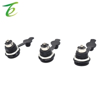 Base étanche 5521dc, prise DC étanche 5525 avec dents à vis, nickelé, base DC tout en cuivre