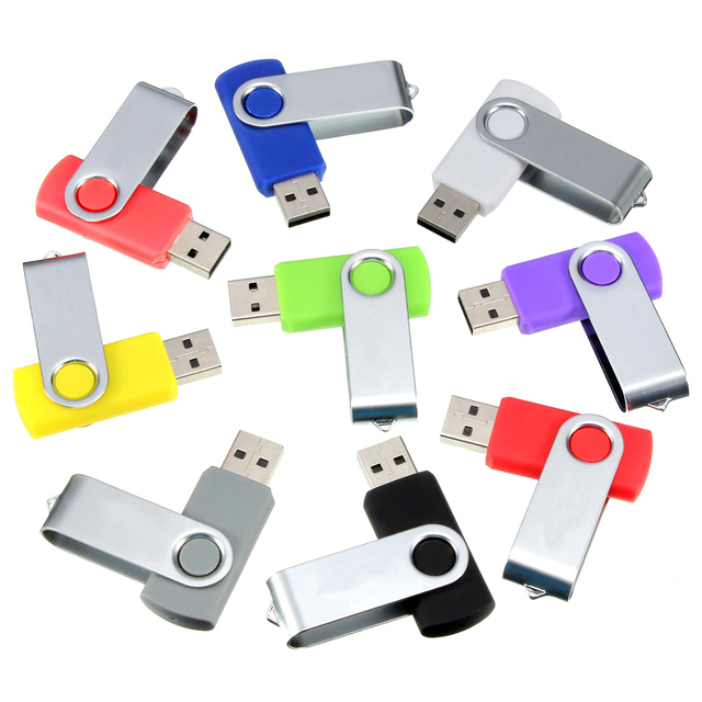 Wholesale Custom Cheap Bulk Swivel Metal USB Sticks 2.0 3.0 32Gb Flash Drive