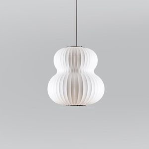 โคมไฟเพดาน LED รูปวงรีสีขาว E27 รุ่นใหม่ สำหรับร้านอาหารและร้านน้ำชา - Product Image 4