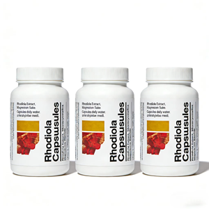 OEM/ODMプライベートラベル ロディオラ・ロゼアエキス ヴィーガンカプセル 1000mg 抗疲労 大人用 エネルギーサポートサプリメント 工場価格 - Product Image 3