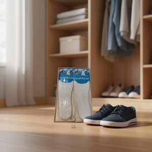 Solette per scarpe taglia 35-45 - Cuscinetti spessi bianchi per i piedi - Adatti a tutti i tipi di scarpe - Product Image 2