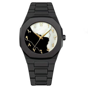 Reloj para Hombre al por Mayor, Resistente al Agua, con Esfera Arábiga, Correa de Plástico Popular, Reloj Personalizado, Reloj para Hombre de 40 mm con Cristal - Product Image 5