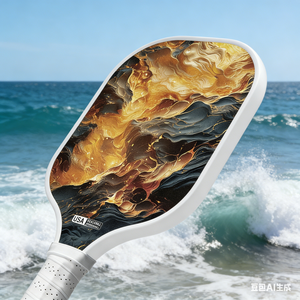 ไม้พายพิคเคิลบอลแบบพกพา น้ำหนักเบา ผลิตจากคาร์บอนไฟเบอร์ไร้ขอบ คุณภาพเยี่ยม ได้รับการรับรองจาก USAPA ขายส่ง - Product Image 1