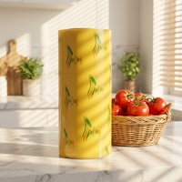 Film alimentaire en PVC imprimable à marque privée, qualité alimentaire, pour supermarchés, hôtels, cuisines commerciales et usage commercial