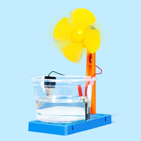 Kit de fabrication de ventilateur à énergie solaire DIY, modèle pédagogique d'expérimentation STEM sur l'énergie chimique de la cellule galvanique