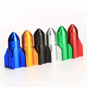 Tapa de válvula de aleación de aluminio colorida para neumáticos sin cámara, tipo americano - Product Image 1