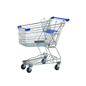 Zinc With Powder German Shopping Trolley Heavy Duty Shopping Trolley Supermarket Trolleys For Sale