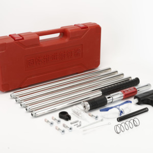 Pistola de Clavos Manual de Acero con Punta Reforzada, Descarga Automática de Escoria, Gran Potencia, Penetración Rápida para Trabajos en Concreto - Product Image 1