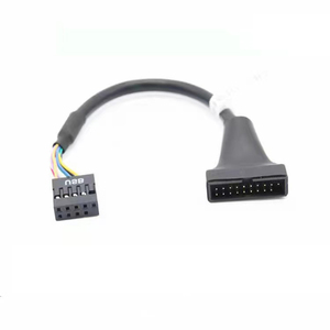 USB 2.0 9 Pin Header Female to Motherboard USB 3.0 20 Pin Male <b>Cable</b> Motherboard Usb <b>Cable</b> <b>for</b> <b>Computer</b> - Product Image 2