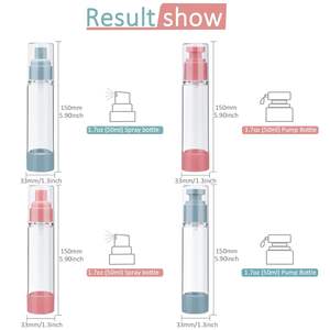 Bouteille en verre Airless Lotion Pump 30 Ml Twist Airless Pump Bottle Pink Gold - Product Image 3