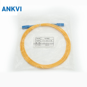 สายแพทช์ไฟเบอร์ออปติก SC UPC แบบ Single Mode Duplex Jumper LSZH 3.0 มม. - Product Image 1