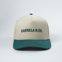 Gorra de 5 paneles de alta calidad personalizada con logotipo bordado Marco estructurado una gorra de 5 paneles personalizada con logotipo bordado Sombrero deportivo