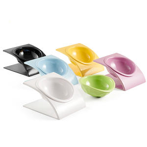Moda forma geometrica <span class=keywords><strong>Bulldog</strong></span> <span class=keywords><strong>francese</strong></span> ciotola di alimentazione melamina sicura inclinazione ciotole <span class=keywords><strong>per</strong></span> animali domestici elevate <span class=keywords><strong>per</strong></span> cani e gatti - Product Image 6