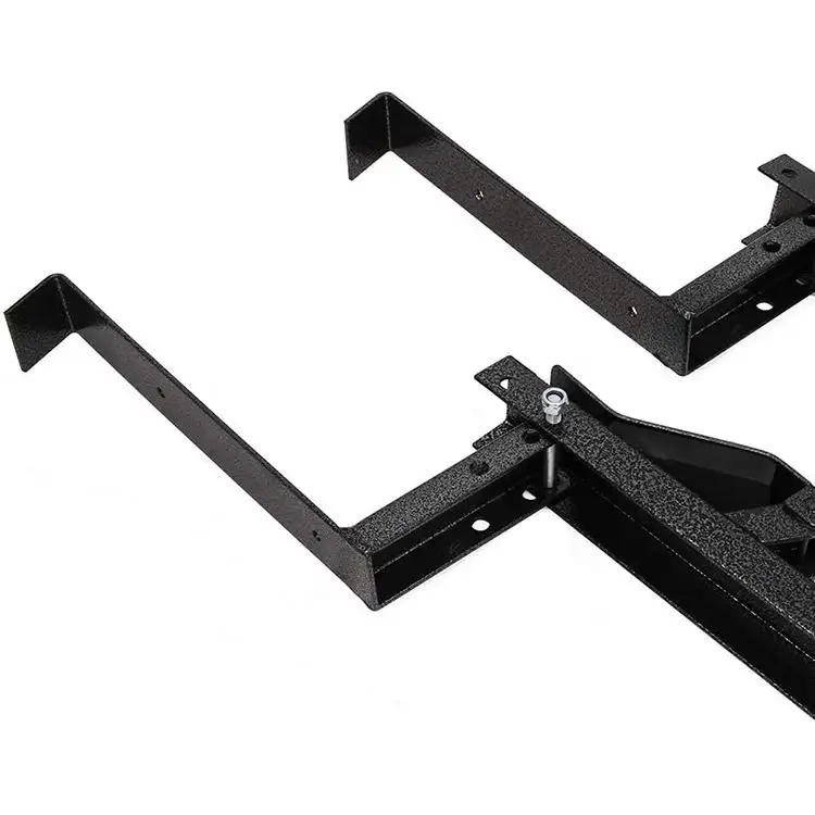 JH-Mech Simply Place Secure 2 Place Lockable Trimmer Landscape Trailer Rack Fit for Landscape Trailers Metal Trimmer Rack