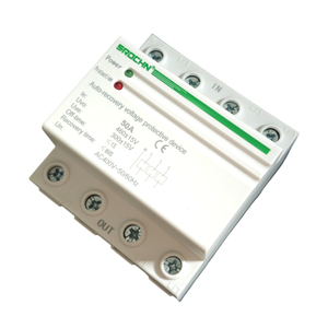Protector de Sobretensión y Subtensión de Reinicio Automático de Nueva Generación, Trifásico de 400 V CA, 50 A, Material de PC - Product Image 6