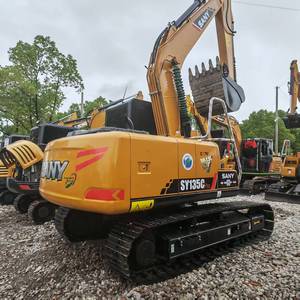 เครื่องขุดไฮดรอลิกขนาด13ตันอุปกรณ์ก่อสร้างขนาดเล็กของ215C/SY135C ต้นฉบับจากจีน - Product Image 4