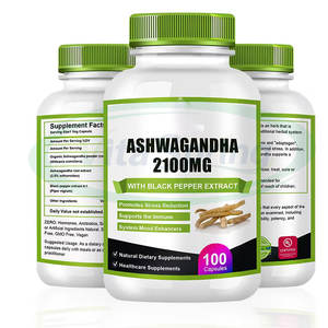 Comprimés d'ashwagandha d'extrait de racine d'Ashwagandh Capsule complète dès que possible avec marque privée Ksm-66 - Product Image 1