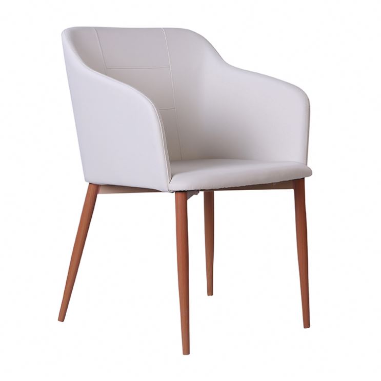 Бесплатный образец, черный Cb2 дизайн, лебедь, гикори, белый обеденный коврик, H-образная форма, олень, нержавеющая сталь, рама, корты, пенопластовый обеденный стул на спине