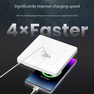 ปลั๊กไฟติดผนัง PD30W ชาร์จเร็วพิเศษ พร้อมแผงชาร์จเร็ว GaN 86 Type-C + USB - Product Image 3