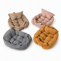 Lit pour animaux de compagnie multifonctionnel transformable avec dossier à bouton-pression, tapis pour chien 3-en-1, canapé-lit pour chat, coussin doux et chaud S M L XL