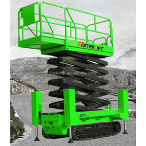 Plataforma Elevadora de Tijera Móvil sobre Orugas, Eléctrica, Todoterreno, de 4m, 6m, 8m, 10m, 12m, 14m, 15m, 16m, 18m, 20m, 22m, 24m, 30m - Product Image 5