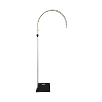 Support de lampe suspendue détachable en fer forgé et alliage d'aluminium, robuste, pour écran de sol, cadre de fond de mariage et lampe en cristal de style européen