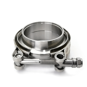 YDCT Kit flens standar gerendel sadel jepit pita <span class=keywords><strong>V</strong></span> baja tahan karat 304 penjepit Vband untuk mobil - Product Image 2