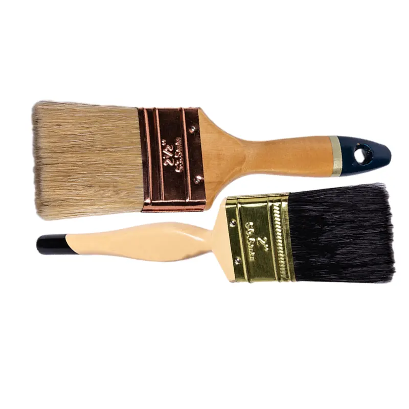 Low Price Pure Bristles Household Daily Construction Tools Wooden Ceiling Paint Brush