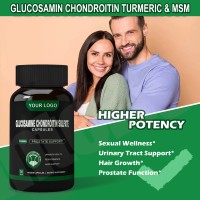 Oem Glucosamine Chondroitin Sulfate Sodium Salt Hard Capsules Msm 90% Chondroitin Sulfate