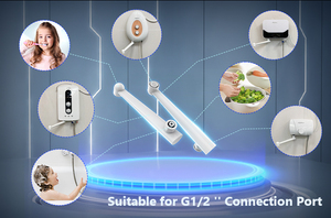 เครื่องทำน้ำอุ่นแบบไม่มีถังภายในห้องน้ำวัสดุตัวเรือนพลาสติกทนทาน5.5KW ได้น้ำหนักเบาพร้อมปุ่มควบคุม - Product Image 6