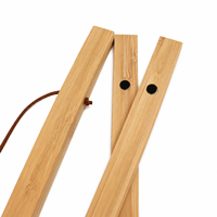 Kit Premium de Rieles de Madera para Colgar Pósters, Exhibición de Pergaminos en Pared para Mapas del Mundo, Impresiones Artísticas en Lienzo y Decoración Moderna para el Hogar