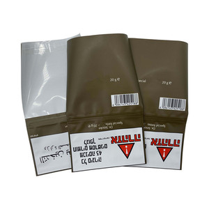 Israël pas cher impression personnalisée vide <span class=keywords><strong>20g</strong></span> <span class=keywords><strong>enveloppe</strong></span> en plastique main tabac à rouler pochette 50g tabac à fumer pochette d'emballage à fermeture éclair - Product Image 3