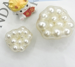 Jouet créatif anti-stress et anti-anxiété à presser, avec perles éclatantes, plaque de perles à modeler, boule de glace douce et cireuse, et fonction de soulagement - Product Image 2