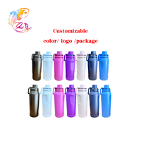 ZP RTS Tersedia 550ml 750ml Tumbler Stainless Steel Lapis Ganda Vakum Terisolasi Botol Air Minum untuk Perjalanan dengan Pegangan Portabel