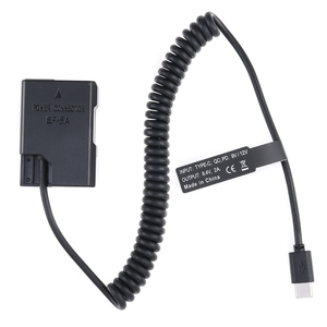 Jingying-Cargador de batería simulado para cámara DSLR tipo C, fuente de alimentación, cable de resorte para D5600 D5500 <span class=keywords><strong>D3500</strong></span> - Product Image 2