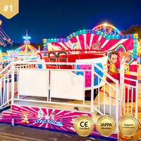 Manège Mini Samba Giostra Tagada Certifié CE & IAAPA, Attraction de Divertissement pour Enfants, Jeux Mécaniques à Vendre