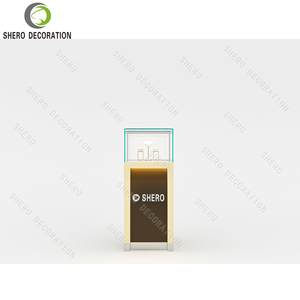 Conception de meubles de magasin de bijoux avec logo personnalisé, comptoir d'exposition de bijoux en verre, fabricants de vitrines de bijoux - Product Image 1