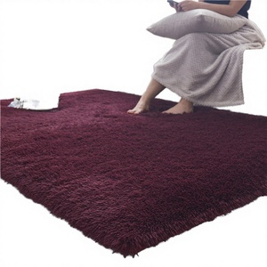 Customized Modern High Pile Solid Color Floor <b>Rugs</b> Soft Fluffy Shaggy Non-slip for Living Room Home & Travel Use - Product Image 3