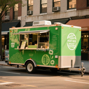 Carrito de Comida Rápida 2025, Camión de Comida Ambulante, Remolque de Comida Móvil - Product Image 1