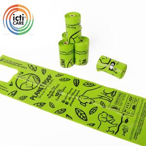 Wholesale <b>Compostable</b> Pet Waste <b>Bag</b> Cornstarch Dog Plastic <b>Bag</b> Eco Friendly Biodegradable Dog Poop <b>Bag</b> - Product Image 1