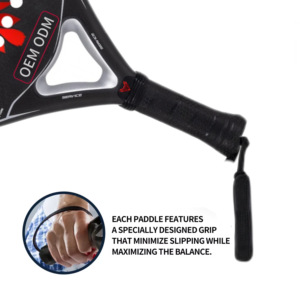 고품질 맞춤형 패들 라켓 공장 제작 다이아몬드 모양 그립 노엑스용 패들 라켓 - Product Image 6