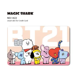 Good Quality <strong>3M</strong> Adhesive Vinyl Waterproof Card Protection Skin Customized Sexy Anime <strong>Stickers</strong> for ATM Bank Credit Cards - Product Image 2