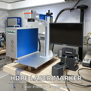 เครื่องเลเซอร์ไฟเบอร์แบบหมุน 20W 30W 50W Raycus สำหรับท่อ HDPE ทรงกระบอก โลหะ แกะสลัก EZCAD ระบายความร้อนด้วยอากาศ - Product Image 2