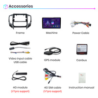 Radio para Auto Junsun con CarPlay Android para Mitsubishi Triton L200 2015-2019, Unidad Principal Android para Auto, Navegación Multimedia