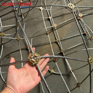 Filet de protection de pente flexible actif en métal pour la prévention des chutes de roche - Product Image 6