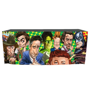 Custom Printing <strong>Polyester</strong> Exhibition 4FT 6FT 8FT <strong>Table</strong> Covers Runners <strong>Throw</strong> Dining Fitted Spandex Trade Show <strong>Table</strong> Cloth - Product Image 6